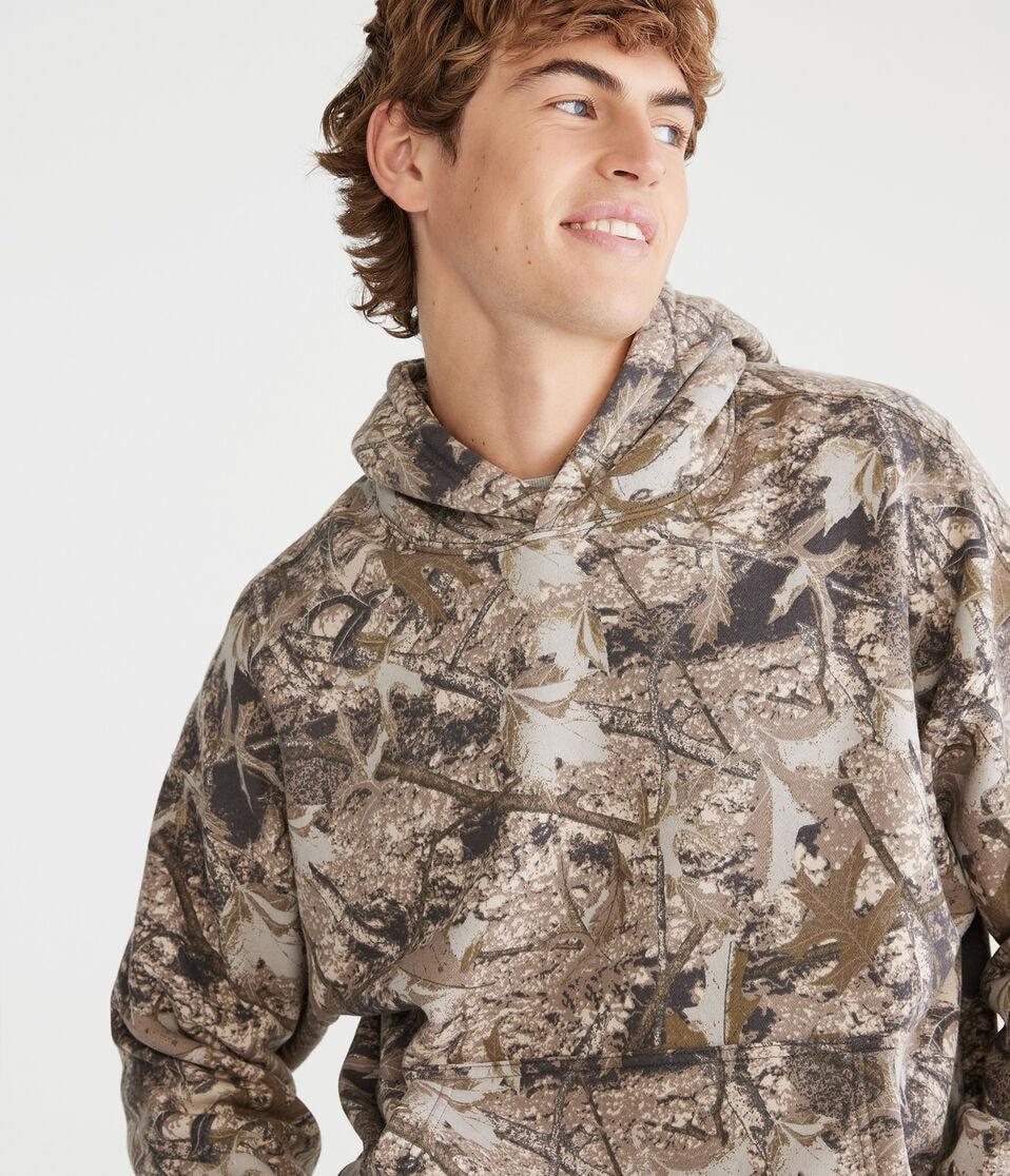 Aéropostale Forest Camo Boxy Pullover Hoodie Garland