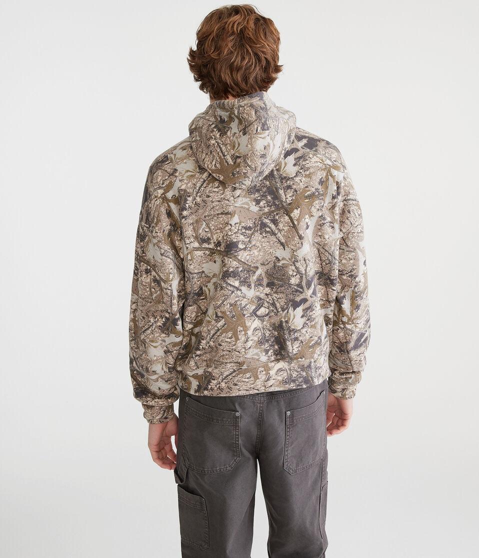 Aéropostale Forest Camo Boxy Pullover Hoodie Garland
