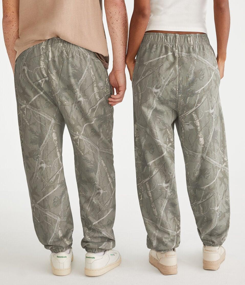 Aéropostale Forest Camo Essentials Jogger Sweatpants Cream