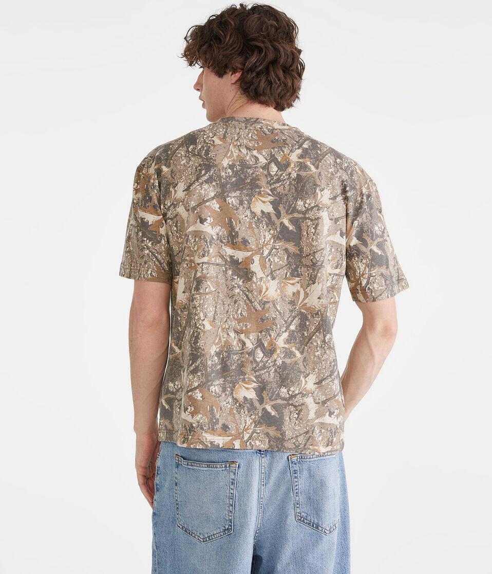 Aéropostale Forest Camo Relaxed Fit Crew Tee Garland