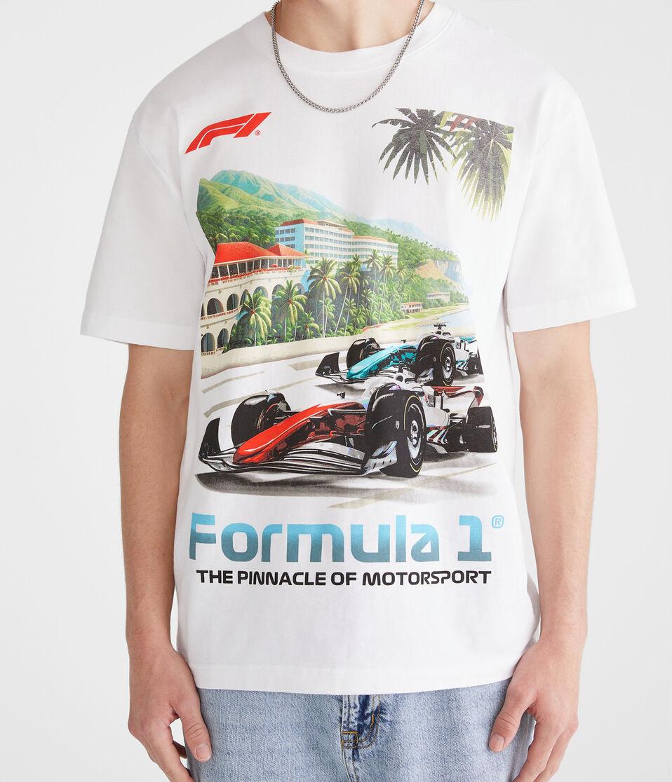 Aéropostale Formula 1® Grand Prix Relaxed Graphic Tee Bleach