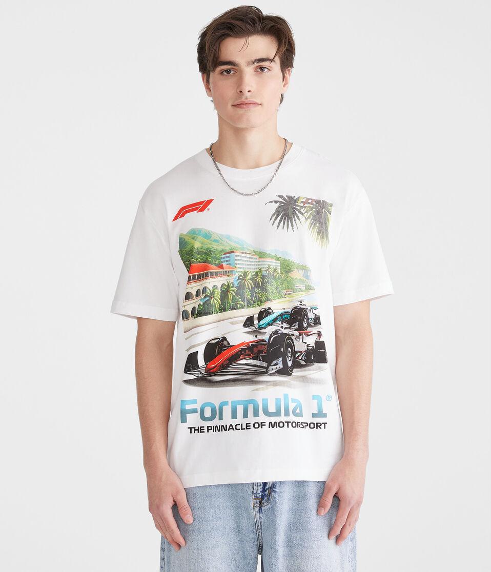 aéropostale Formula 1® Grand Prix Relaxed Graphic Tee bleach