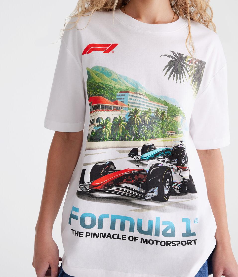 Aéropostale Formula 1® Grand Prix Relaxed Graphic Tee Bleach