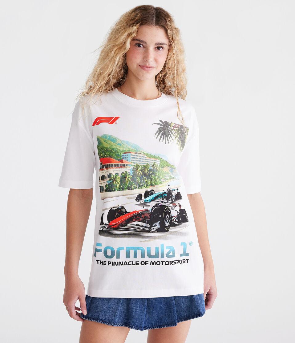 aéropostale Formula 1® Grand Prix Relaxed Graphic Tee bleach