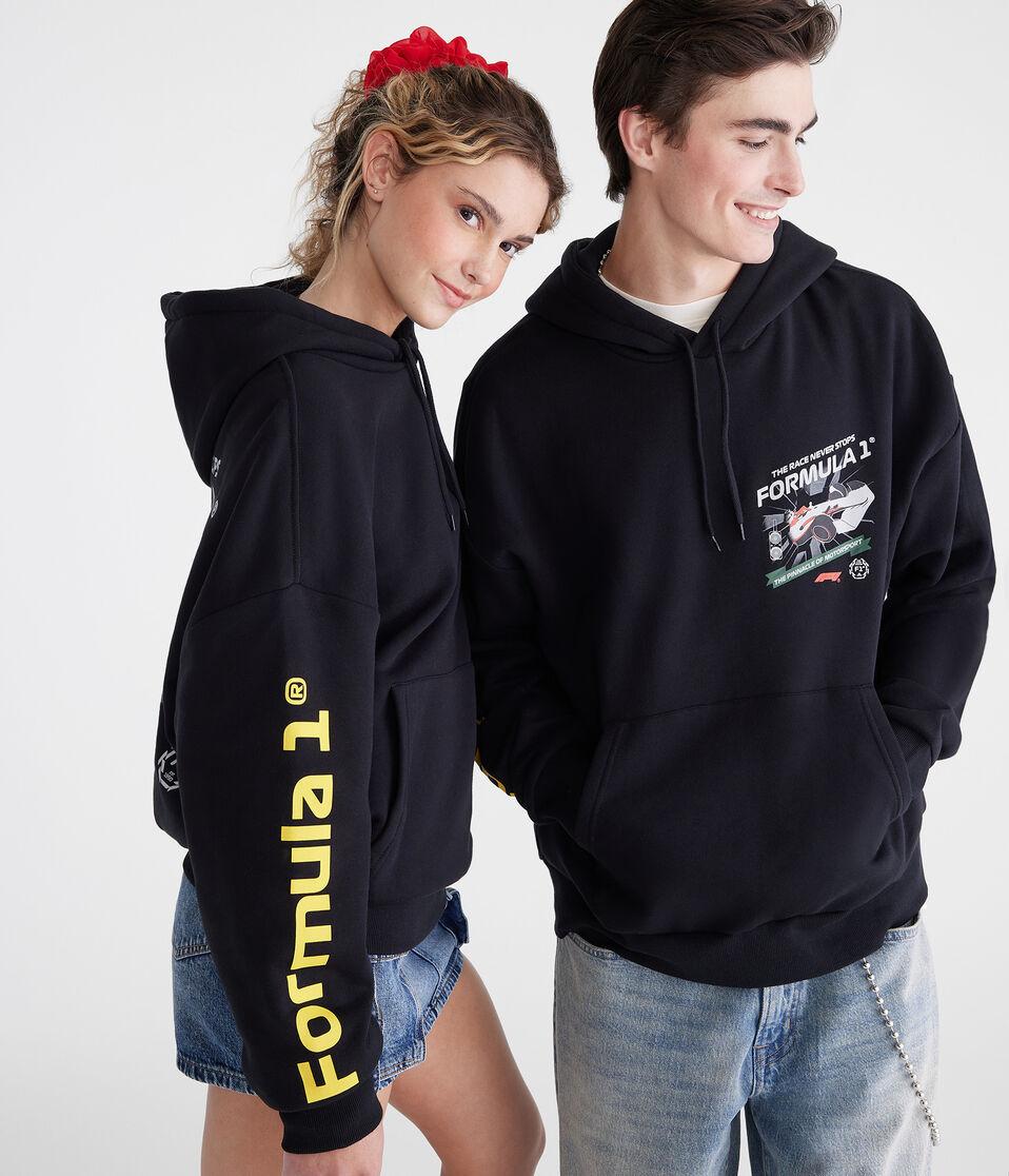 Aéropostale Formula 1® Race Never Stops Pullover Hoodie Black