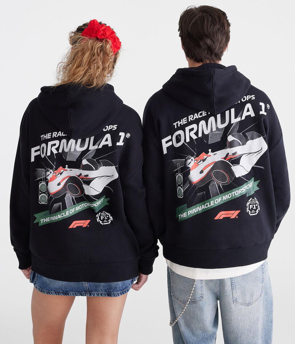 aéropostale Formula 1® Race Never Stops Pullover Hoodie black