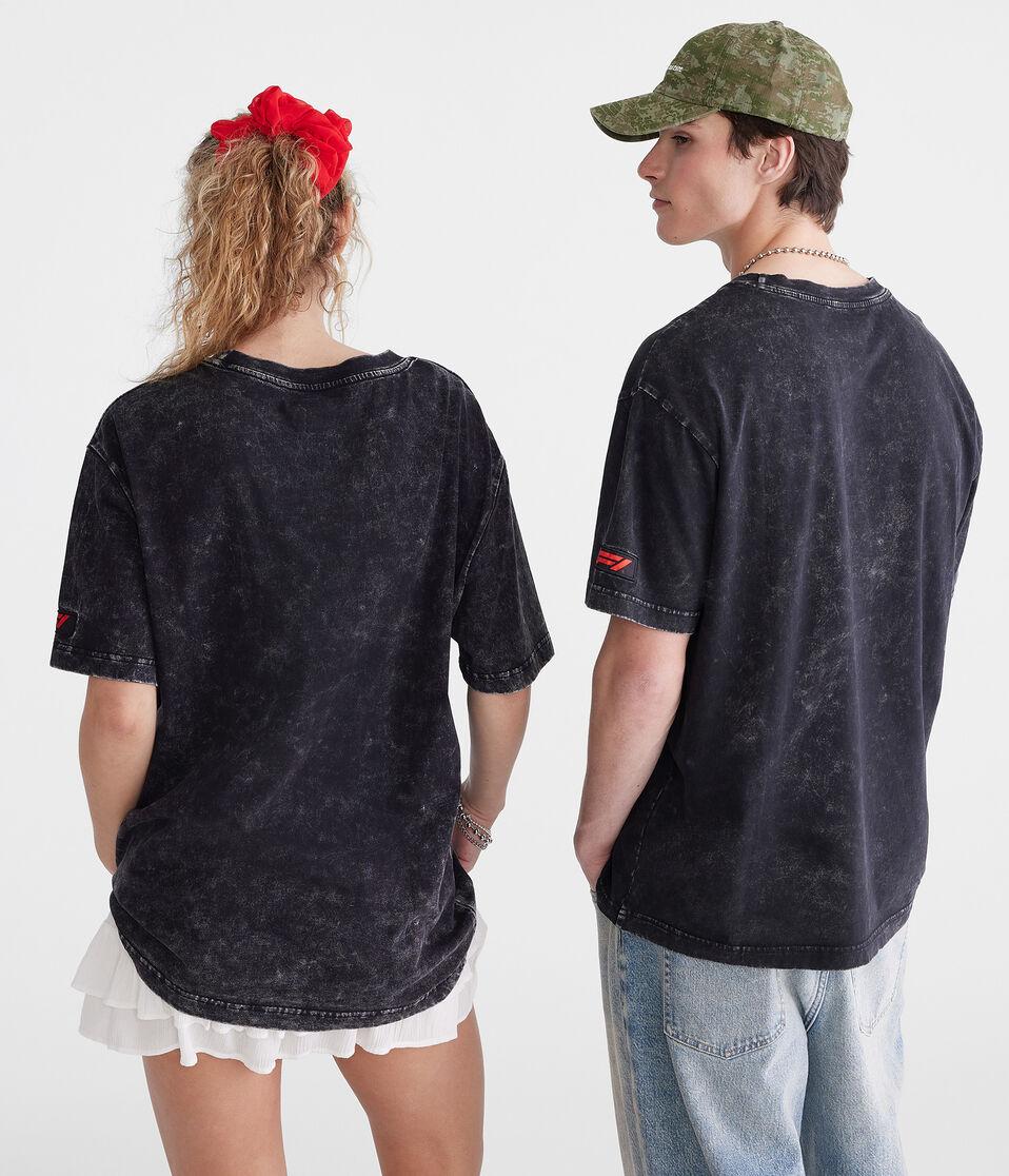 Aéropostale Formula 1® Race Never Stops Relaxed Graphic Tee Grey