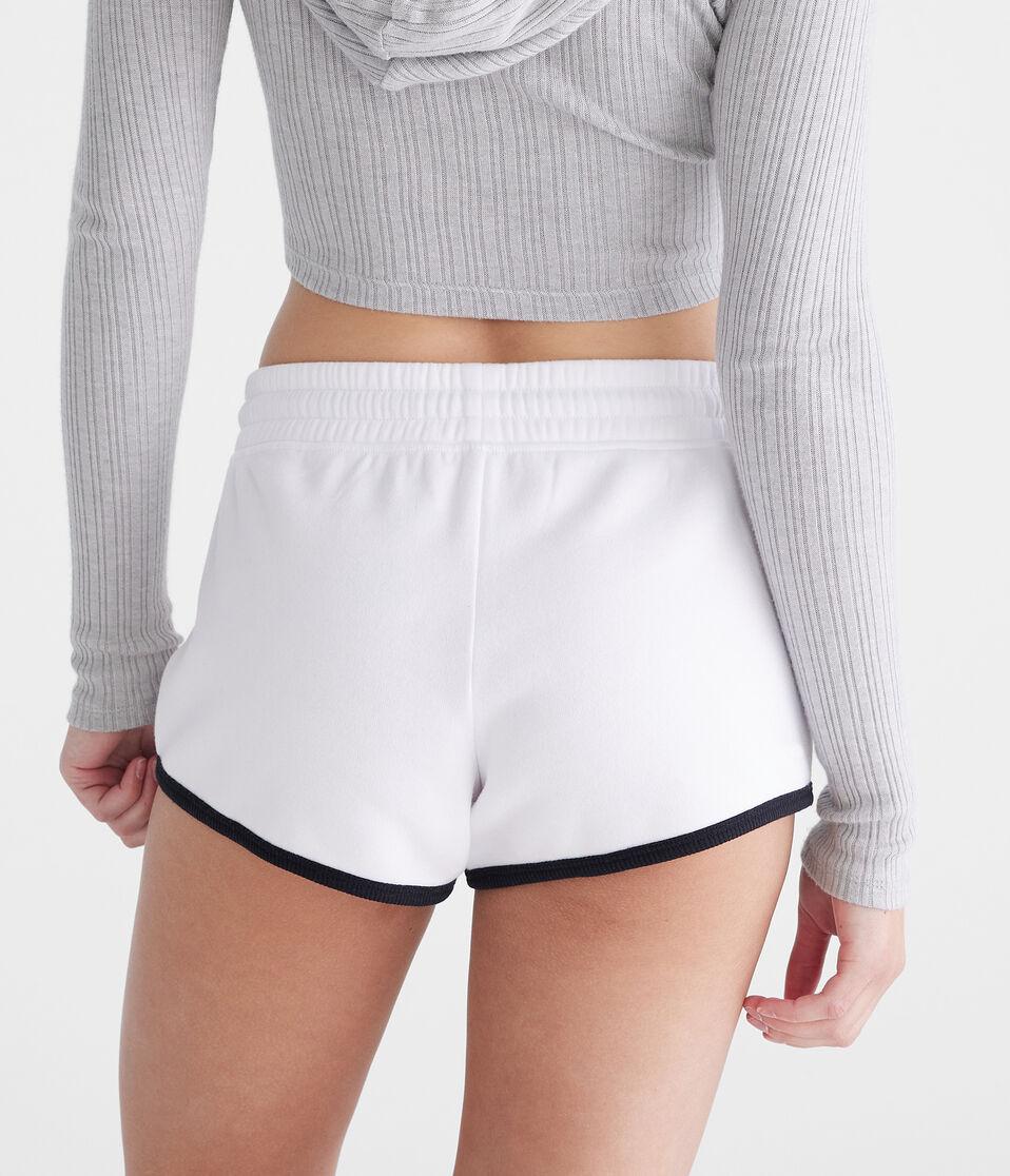 Aéropostale Formula 1® Racing Championship High-Rise Fleece Shorts White