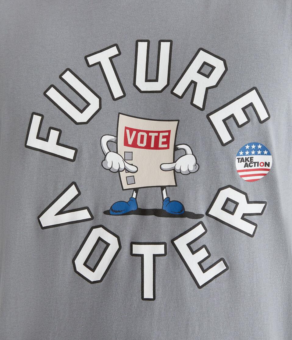 Aéropostale GLOBAL CITIZEN® Future Voter Graphic Tee Dark Chocolate