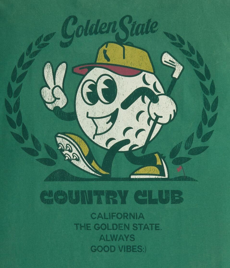 Aéropostale Golden State Country Club Graphic Tee Green