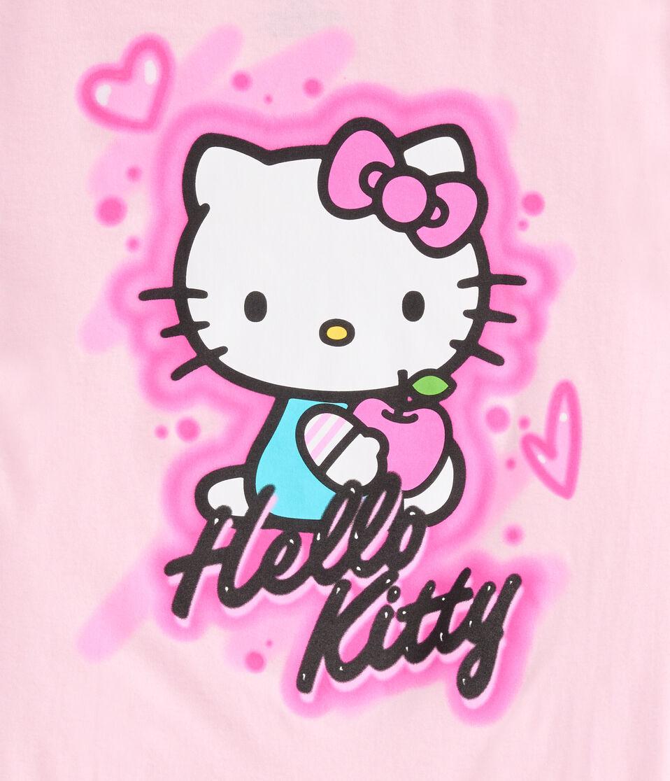 Aéropostale Hello Kitty Airbrush Oversized Graphic Tee Pink