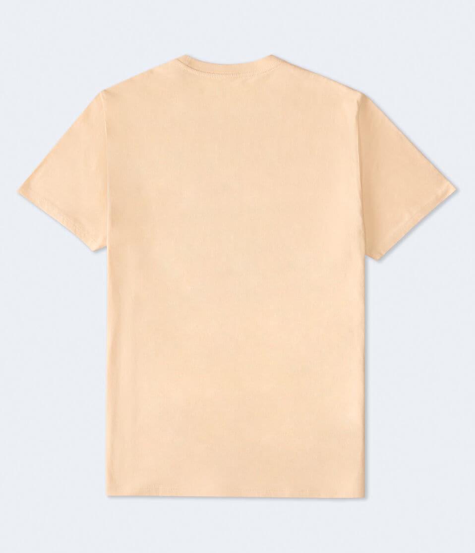 Aéropostale Hello Kitty Cowgirl Relaxed Graphic Tee Beige