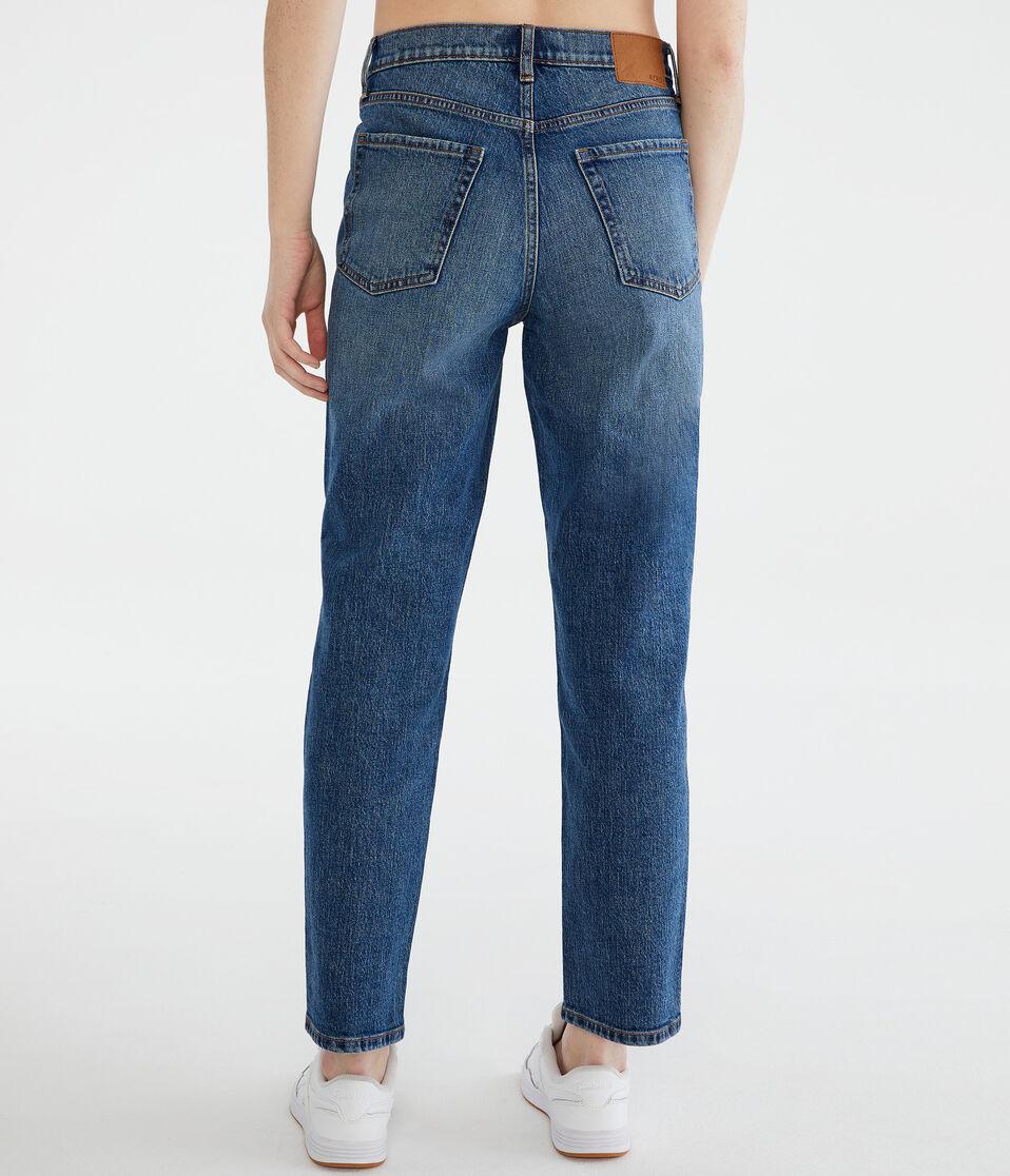 Aéropostale High-Rise Straight Ankle Jean Dark Wash
