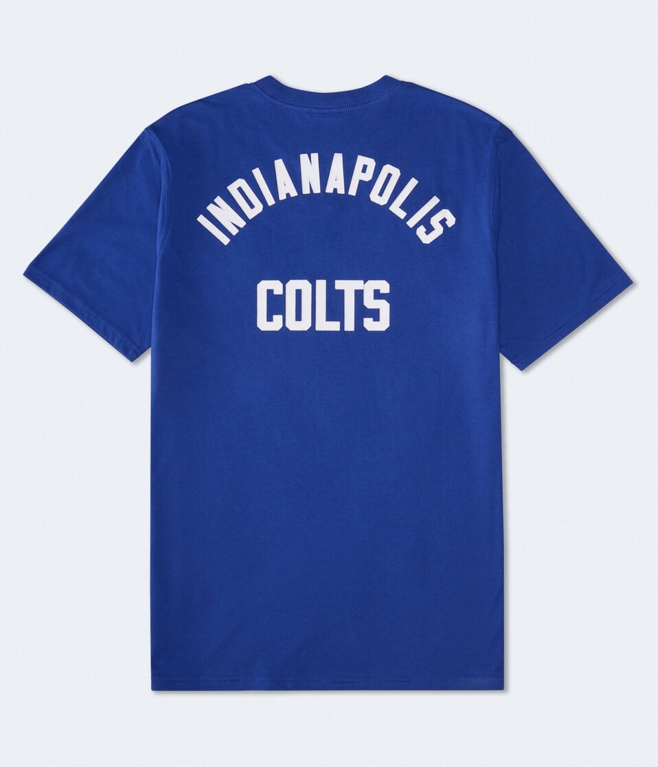 Aéropostale Indianapolis Colts Mini Logo Relaxed Graphic Tee Navy