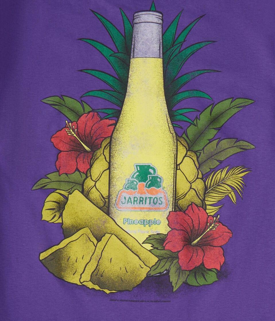 Aéropostale Jarritos Pineapple Relaxed Graphic Tee Purple