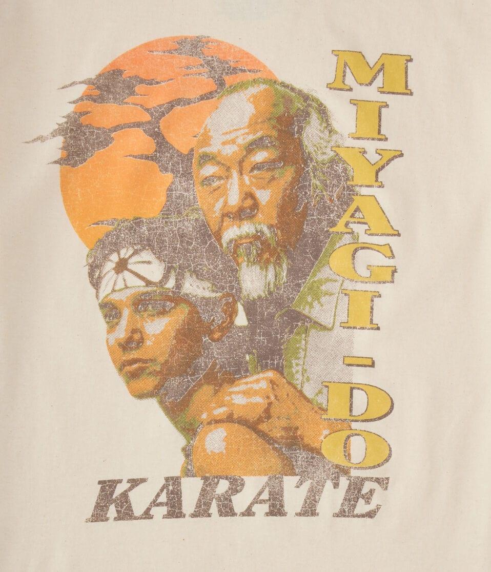 Aéropostale Karate Kid Miyagi-Do Oversized Graphic Tee Cream