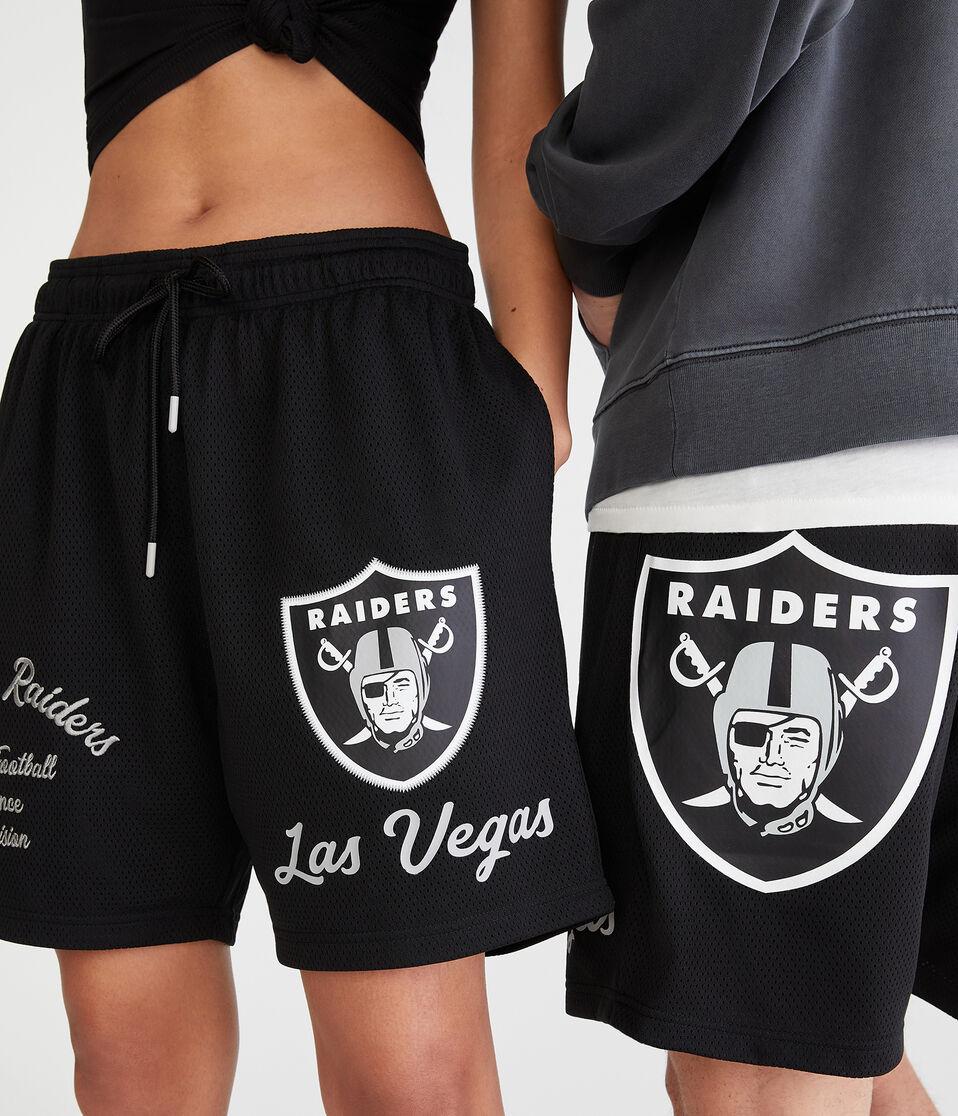 Aéropostale Las Vegas Raiders Mesh Shorts 6" Black Fox
