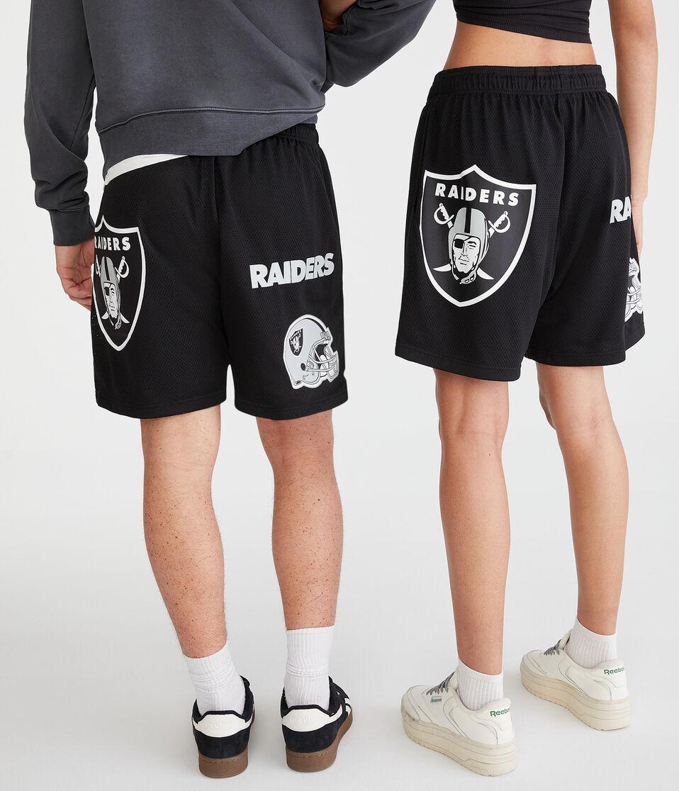 Aéropostale Las Vegas Raiders Mesh Shorts 6" Black Fox