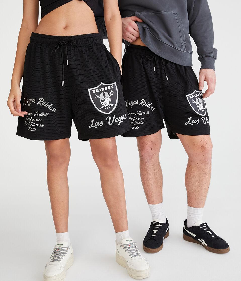 aéropostale Las Vegas Raiders Mesh Shorts 6" black fox