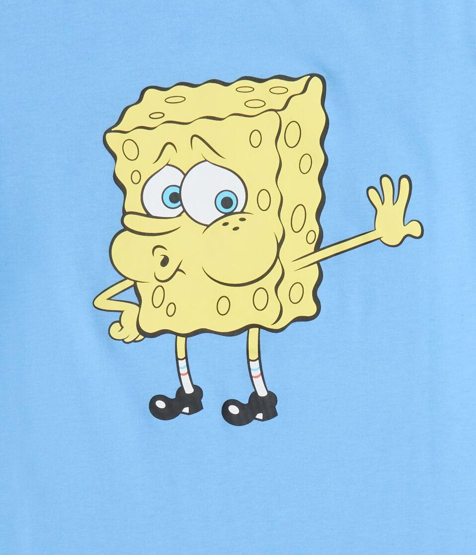 Aéropostale Leaning SpongeBob Relaxed Graphic Tee Blue