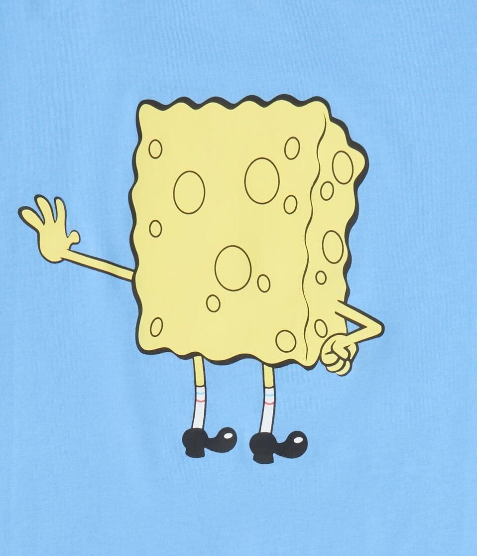 Aéropostale Leaning SpongeBob Relaxed Graphic Tee Blue