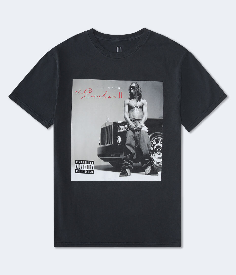 aéropostale Lil Wayne Tha Carter II Relaxed Graphic Tee black fox
