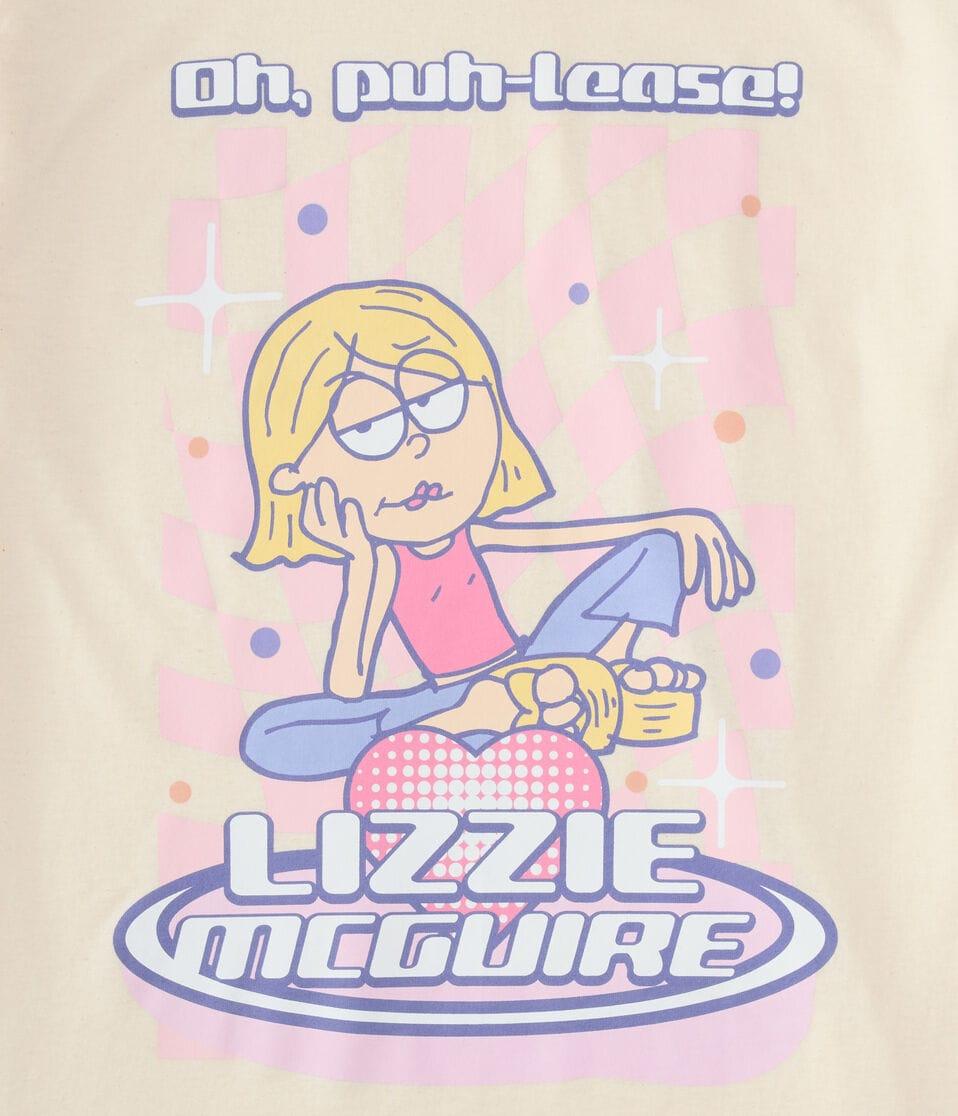Aéropostale Lizzie McGuire Oversized Graphic Tee White