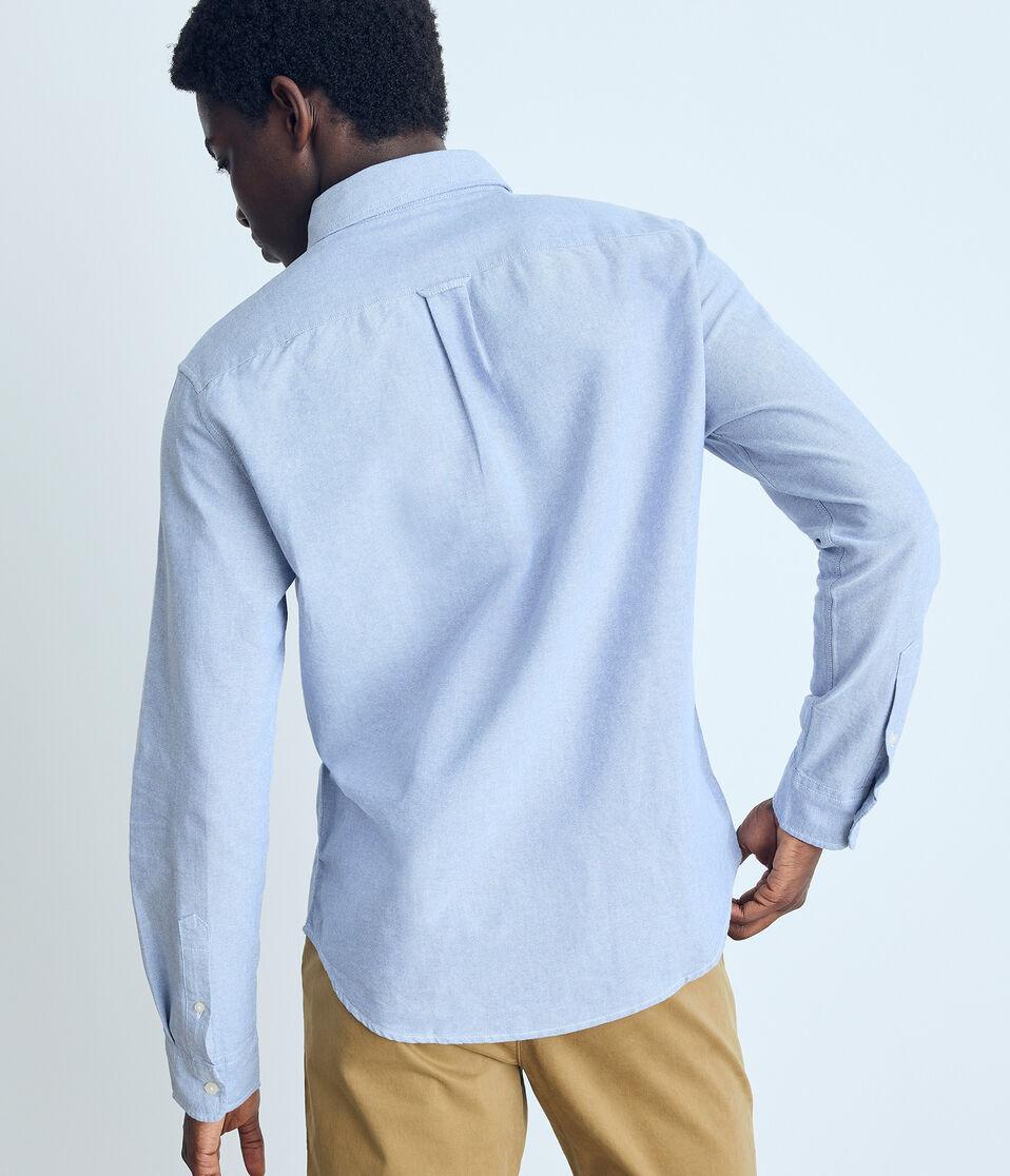Aéropostale Long Sleeve Oxford Uniform Shirt Blue Orchid
