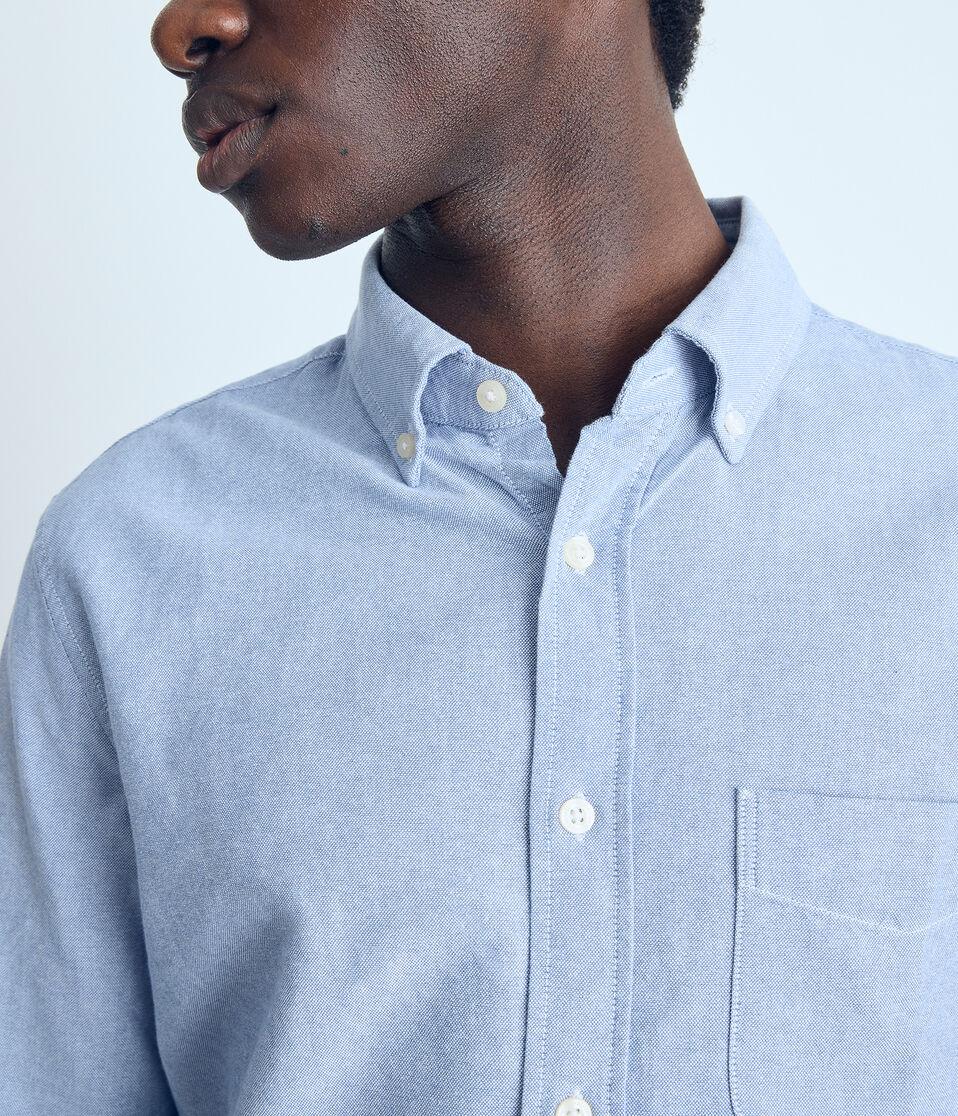 Aéropostale Long Sleeve Oxford Uniform Shirt Blue Orchid