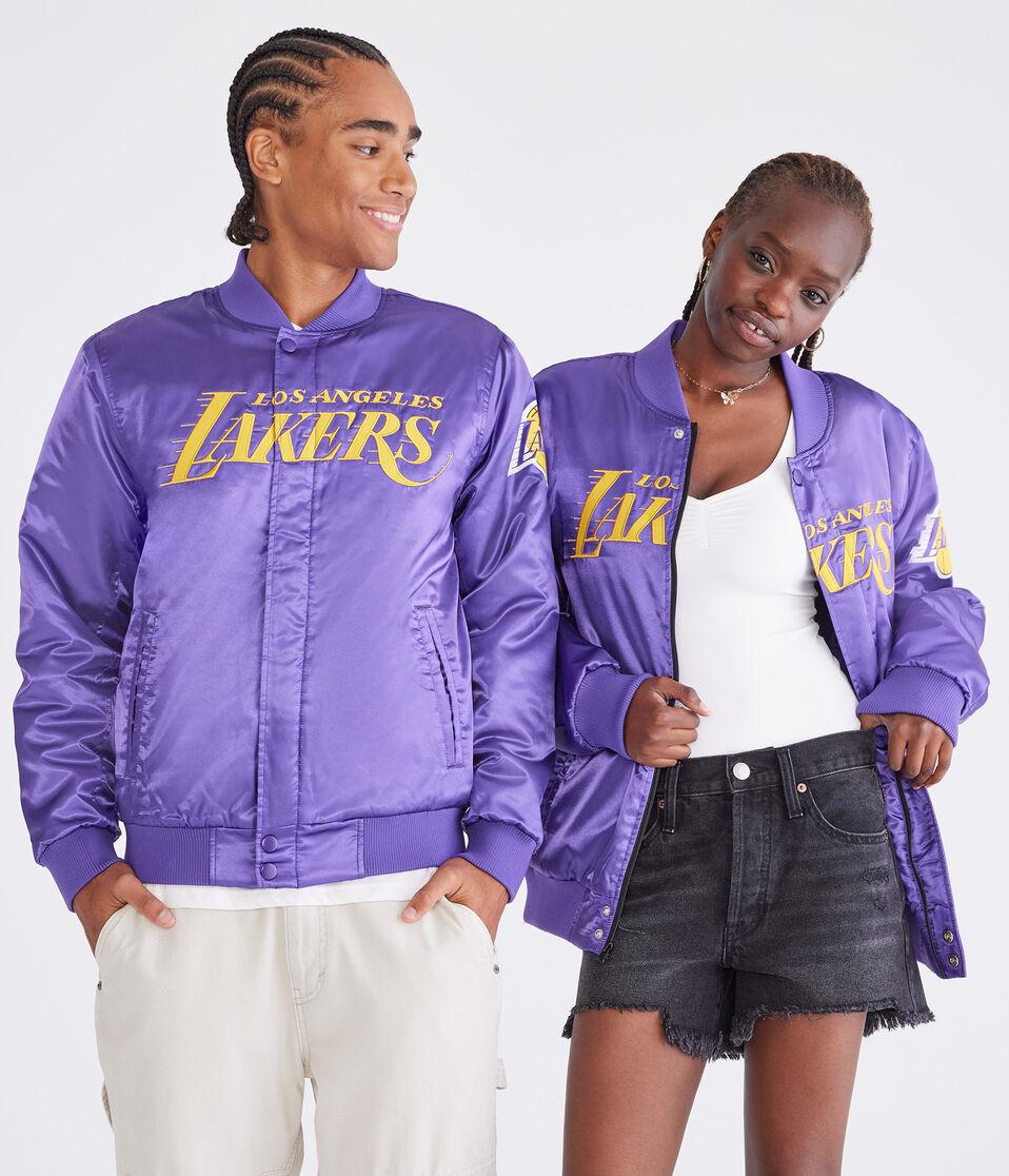 Aéropostale Los Angeles Lakers Bomber Jacket Purple