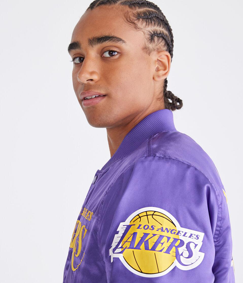 Aéropostale Los Angeles Lakers Bomber Jacket Purple
