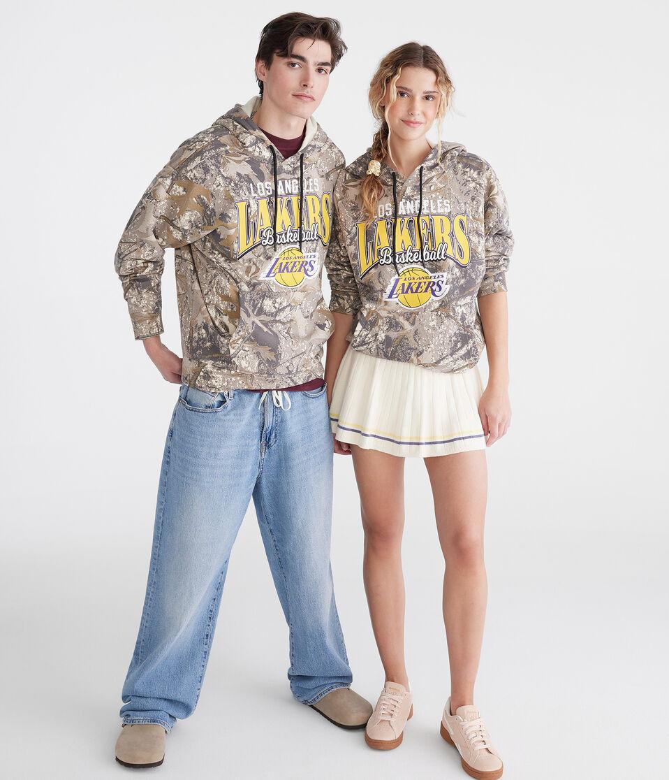Aéropostale Los Angeles Lakers Camo Pullover Hoodie Garland