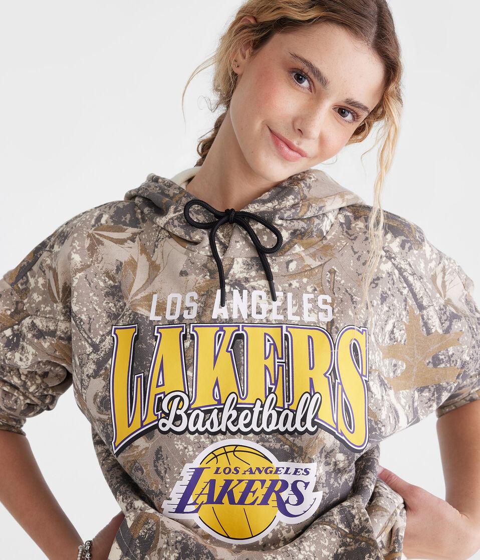 Aéropostale Los Angeles Lakers Camo Pullover Hoodie Garland