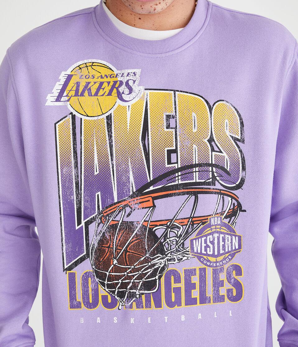Aéropostale Los Angeles Lakers Crew Sweatshirt Purple