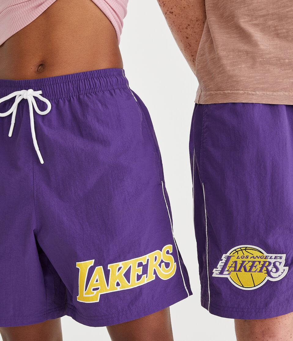 Aéropostale Los Angeles Lakers Nylon Shorts 6.5" Purple