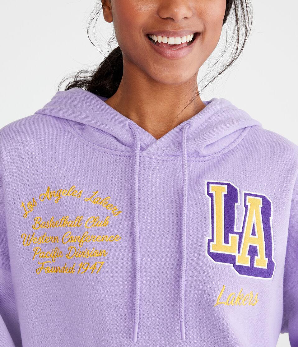 Aéropostale Los Angeles Lakers Pullover Hoodie Purple