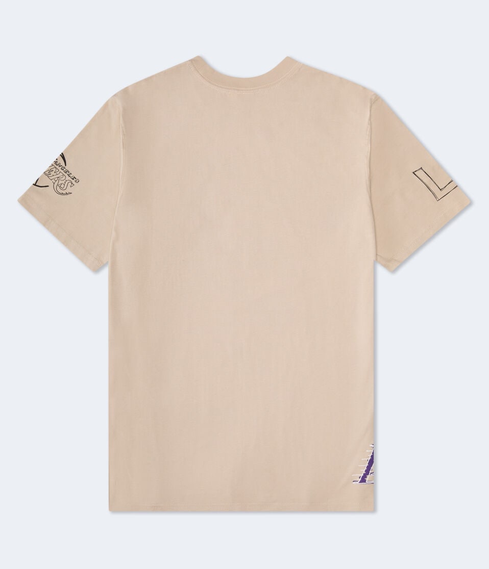 Aéropostale Los Angeles Lakers Sketch Relaxed Graphic Tee Canvas Tote