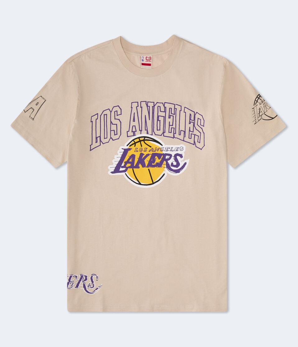 aéropostale Los Angeles Lakers Sketch Relaxed Graphic Tee canvas tote