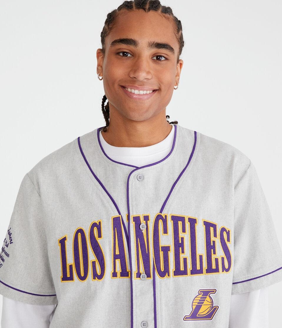 Aéropostale Los Angeles Lakers Top Light Heather Grey