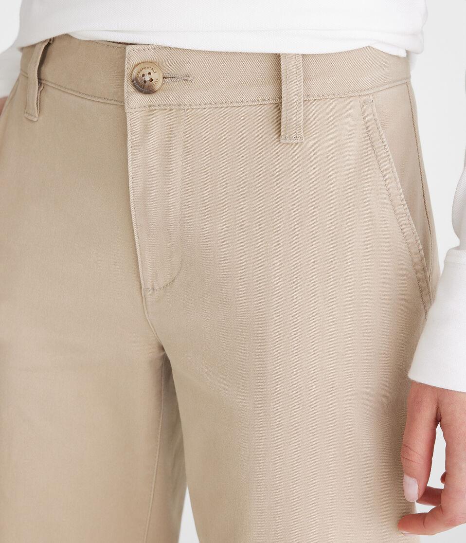 Aéropostale Low-Rise Baggy Wide Leg Uniform Pants Summer Tan