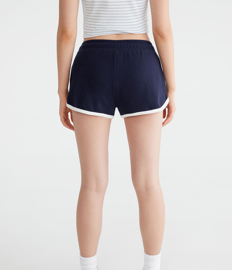 Aéropostale Malibu High-Rise Dolphin Shorts Cadet Navy