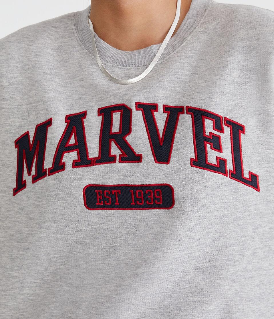 Aéropostale Marvel | Aero Marvel 1939 Crew Sweatshirt Med Hthr Grey