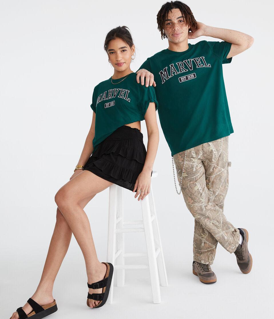 Aéropostale Marvel | Aero Marvel 1939 Relaxed Graphic Tee Green