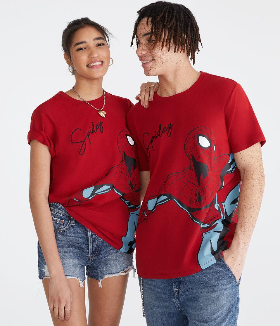aéropostale Marvel | Aero Spidey Relaxed Graphic Tee red