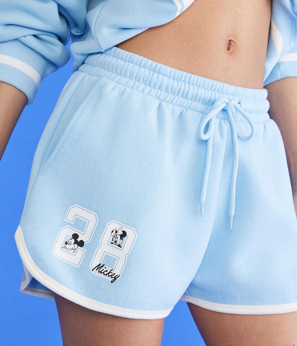 Aéropostale Mickey & Friends | Aero Mickey Mouse 28 High-Rise Dolphin Shorts Beyond Blue