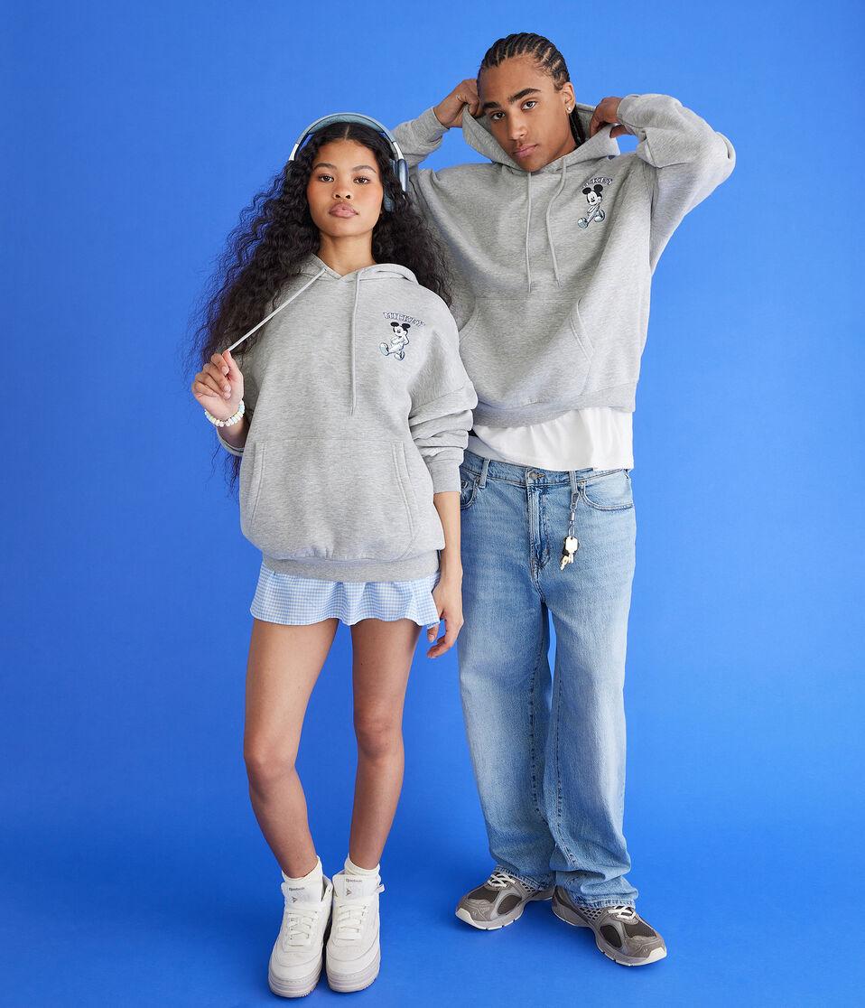 Aéropostale Mickey & Friends | Aero Mickey Mouse 28 Pullover Hoodie Grey