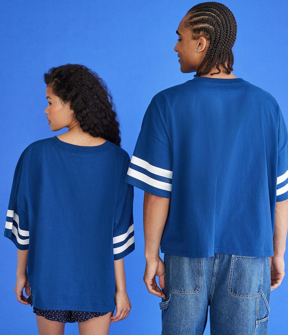 Aéropostale Mickey & Friends | Aero Mickey Mouse Boxy Relaxed Graphic Tee Blue
