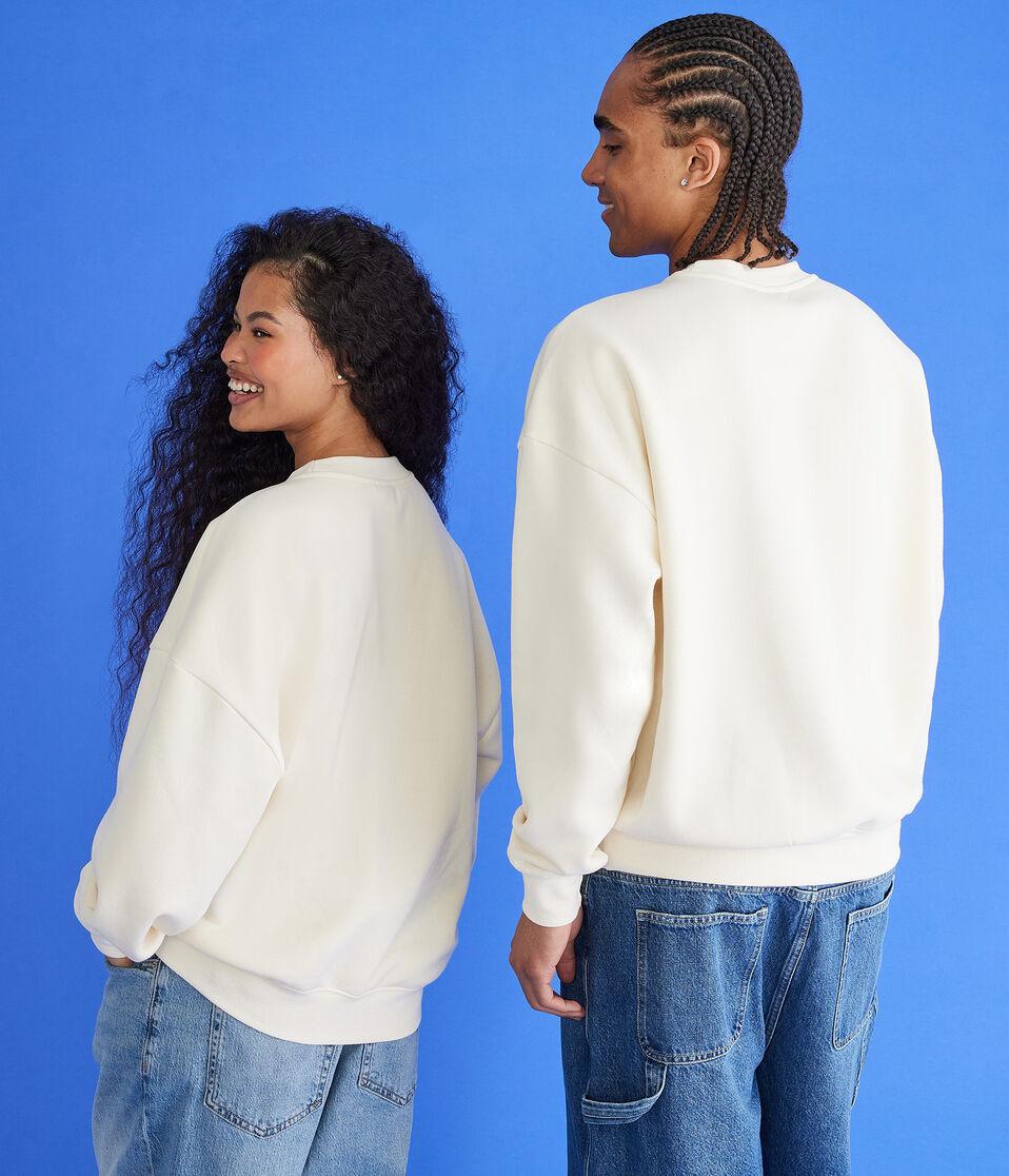 Aéropostale Mickey & Friends | Aero Mickey Mouse Crew Sweatshirt Cream