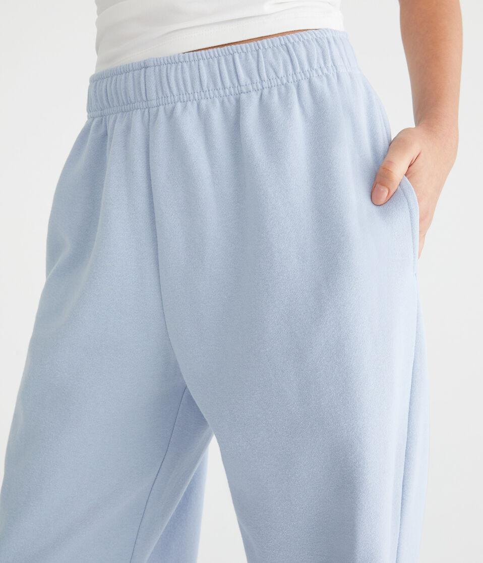 Aéropostale Mid-Rise Straight Leg Sweatpants Cascade Coast