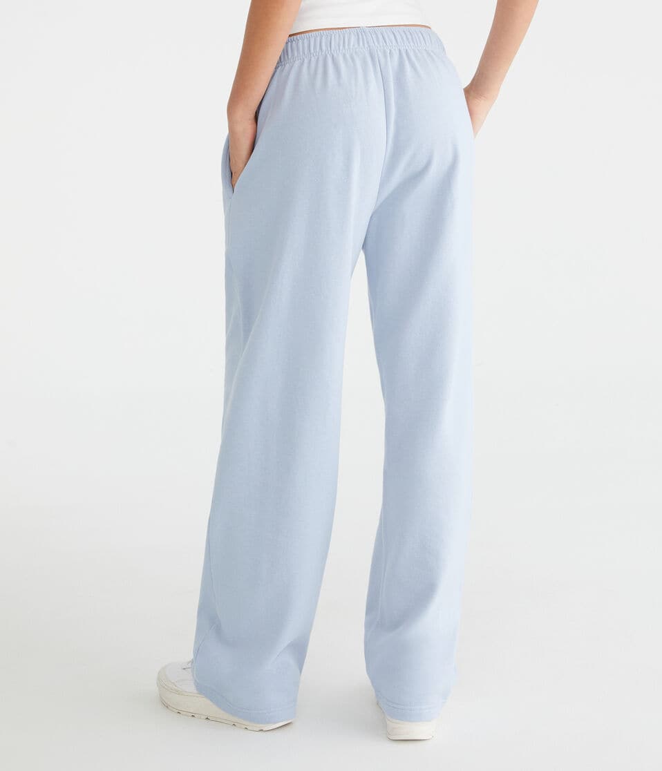Aéropostale Mid-Rise Straight Leg Sweatpants Cascade Coast